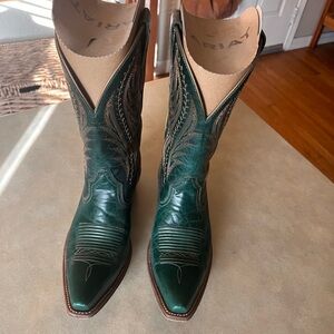 Ariat Green Heeled Boots